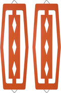 CroBlissful 2 Pcs Modern Mid Century Wall Art Wood Mid Century Elegance Decor by CroBlissful