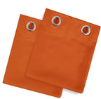 LEMOMO Blackout Curtains 52 x 120 Inch Long Orange Curtains Set of 2 Panels - Image 9