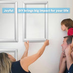 Art3d Pre-Cut Wall Molding Set of 3 pcs, Ready-to-Assemble Wainscoting Panels - Image 7