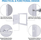 TICONN Access Panel for Drywall, 8 x 8 Inch ABS Plastic Wall Hole Cover Access - Image 3