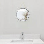 YCHMIR Small Round Wall Mirror, Bathroom Mirror - Image 3