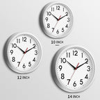 DAXSMY Wall Clock Modern Battery Operated 10 Inch Simpel Silent Non Ticking - Image 3