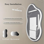 SMIROR Irregular Backlit Bathroom Mirror - Image 8