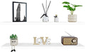 BGMG Wood Floating Shelves for Wall 42 inch Set of 2, Solid Wood Wall Mount by BGMG