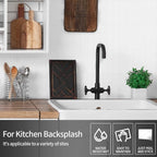 Peel and Stick Backsplash 3D Wall Tiles, Self-Adhesive, Oil Proof, Waterproof - Image 9