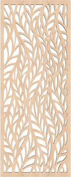 Ortonville Decorative Pierced Fretwork Wood Wall Panels, 13 3/8"W x 34 3/8"H x - Image 4