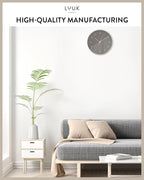 LUUK LIFESTYLE Silent Quartz Wall Clock, Nordic and Minimalist Design, Interior - Image 5