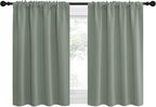 NICETOWN 2 Panels Blackout Curtains, Rod Pocket Thermal Insulated Drapes by NICETOWN