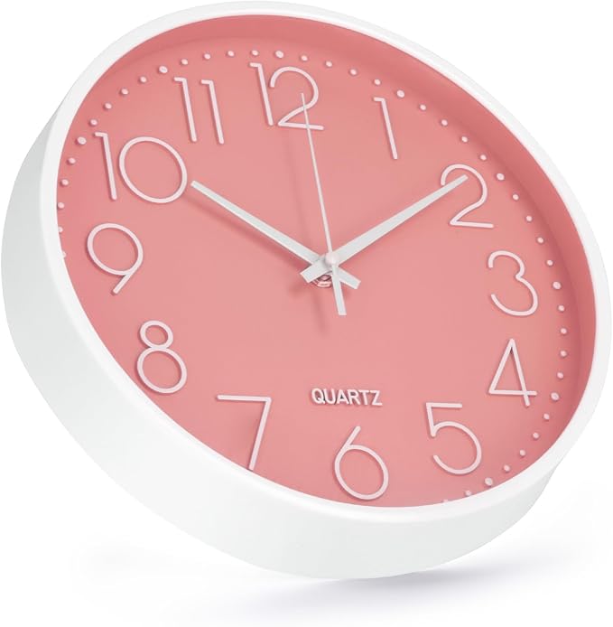 Wall Clock Non-Ticking Silent Modern Simple Style Round Decor Clock - Image 2