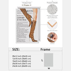 Trendy Newspaper Posters Vintage Leopard Boots Poster Feminist Canvas Prints - Image 2