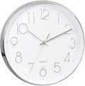 Tosnail 12 Inches Round Silent Non Ticking Quartz Wall Clock by Tosnail