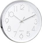 Tosnail 12 Inches Round Silent Non Ticking Quartz Wall Clock by Tosnail