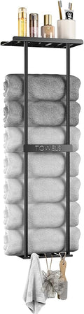 2-Tier Wall-Mounted Towel Rack by Unknown
