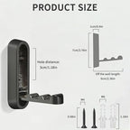 2PCS Foldable Wall Hooks, Flip Down Design - Image 8