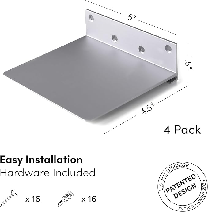 xympo Floating Invisible Bookshelf Wall Mounted - Image 3