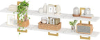 HOOBRO Floating Shelves, 15 Inch Wall Shelf Set of 3, Wall Mounted Storage - Image 6