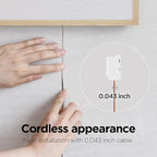 mooas Wooden Frame LED Silent Wall Clock - Image 7