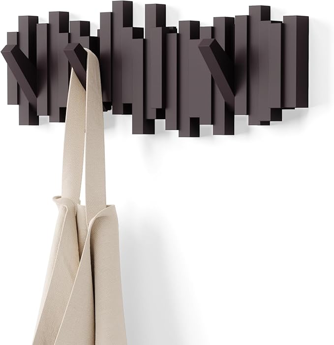 Umbra Sticks Wall-Mounted Coat Rack Rail Hook by Umbra