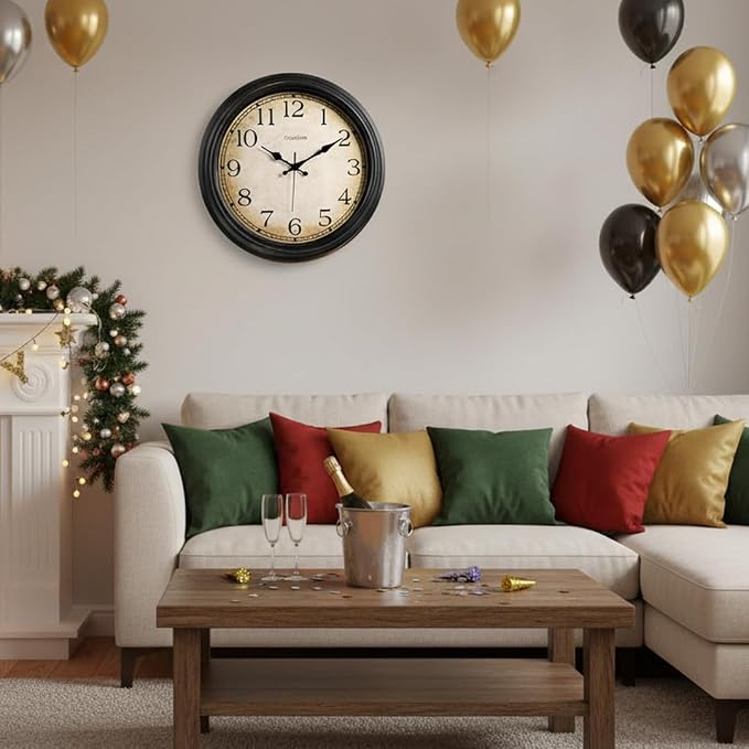Crosstime 16 Inch Large Vintage Wall Clock - Image 8