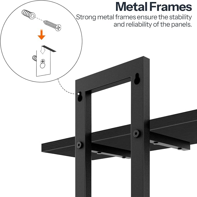 HOOBRO Floating Shelves, 15 Inch Wall Shelf Set of 2, Wall Mounted Storage - Image 7