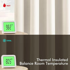 MIULEE Blackout Curtains for Bedroom Living Room 2 Panels, Thermal Insulated - Image 3
