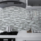 AULIGET 2 Sheets Faux Stone Peel and Stick Backsplash - Image 6