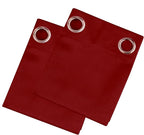 LEMOMO Blackout Curtains 52 x 90 Inch Long Red Curtains Set of 2 Panels Room - Image 7