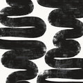 Tempaper x Bobby Berk White & Black Wiggle Room Removable Peel and Stick by TempaperCo