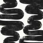 Tempaper x Bobby Berk White & Black Wiggle Room Removable Peel and Stick by TempaperCo