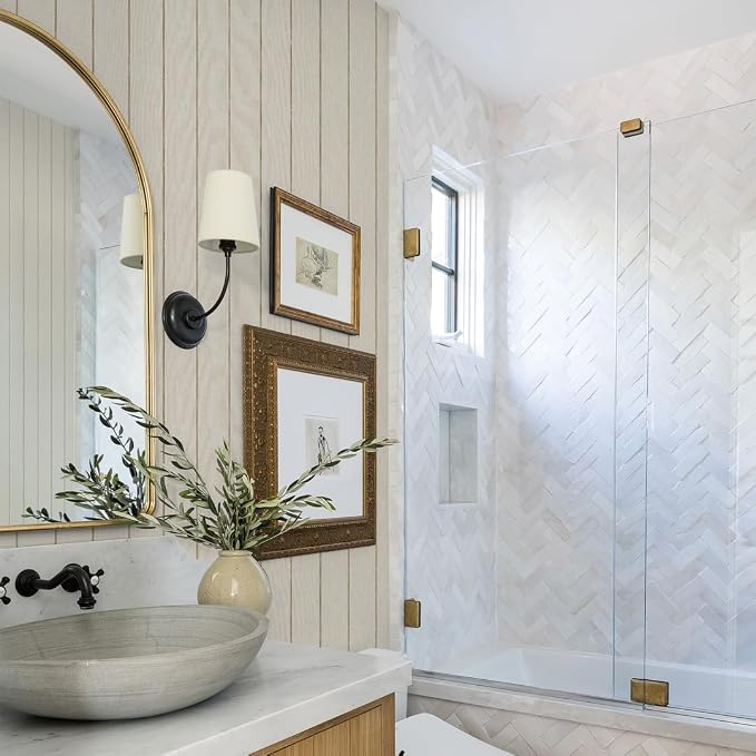 Tempaper x Pure Salt Textured Cocoa Bursa Stripe Removable Peel and Stick - Image 3