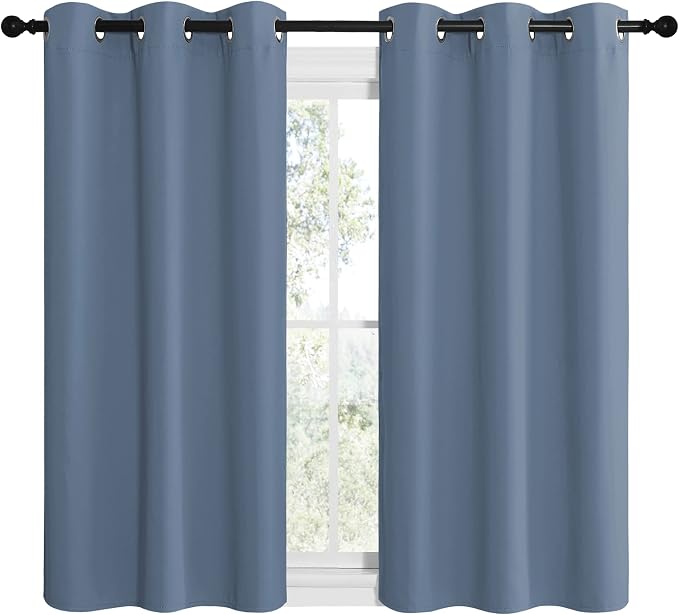 NICETOWN Home Fashion Thermal Insulated Solid Grommet Blackout Window Treatment - Image 2