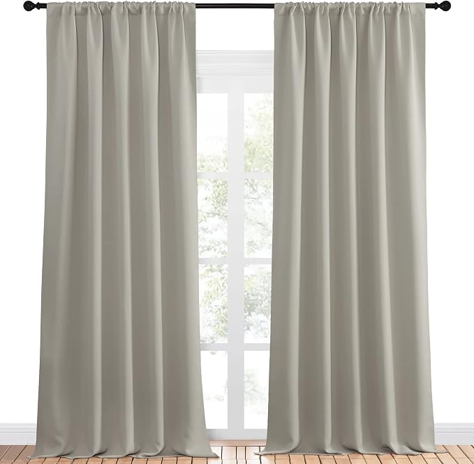 NICETOWN Blackout Curtains for Living Curtains, Room Darkening Window Curtain - Image 2