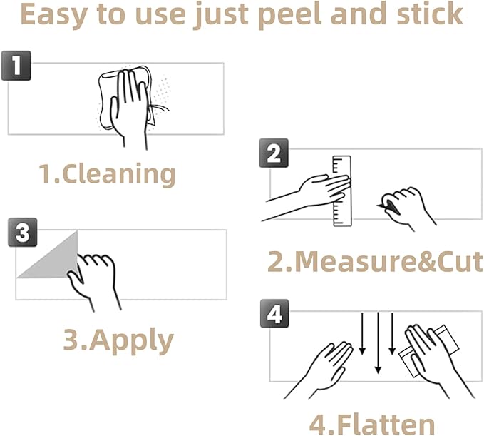 White Grey Wood Paper 17.71 in X 205 in Self-Adhesive Removable Peel and Stick - Image 8