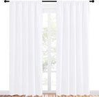 NICETOWN White Bedroom Curtain Panels - Image 2