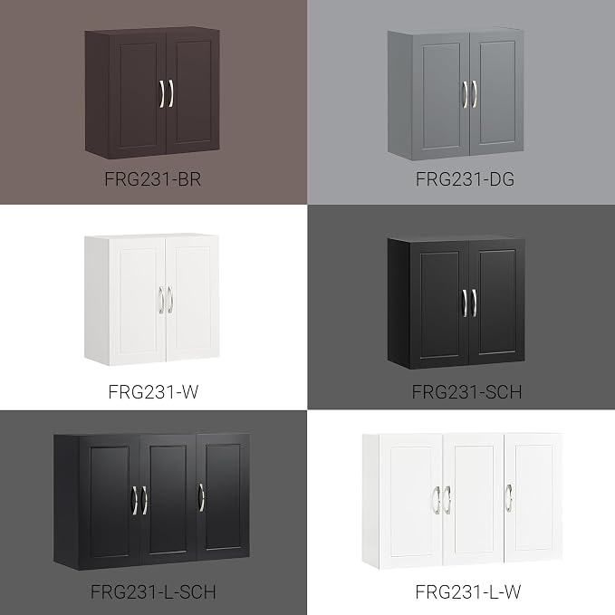 Haotian Wall Cabinet Laundry Room, Wall Storage Cabinet Kitchen Bathroom Garage - Image 6