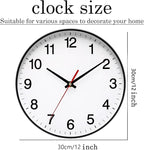 Spinaround Wall Clock, Modern Wall Clocks Battery, Silent Non-Ticking Analog - Image 4
