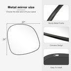 WallBeyond Asymmetrical Mirror, Irregular Wall Mirror, Wall Mirrors Decorative - Image 6