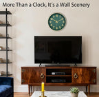 Wall Clocks Battery Operated, 12 Inch Non Ticking Digital Wall Clock, Silent - Image 2