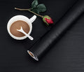 Abyssaly Black Wood Wallpaper 15.7 Inch X 118 Inch Peel and Stick Paper by Abyssaly