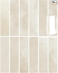 Peel and Stick Backsplash 3D Wall Tiles, Self-Adhesive, Oil Proof, Waterproof by DAGOU