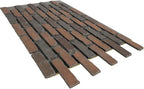 EverStone Aged Brick Faux Brick Panel, 46 7/8"W x 27"H x 1 1/4"D, Clay Creek - Image 6