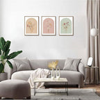 KISSFOX 3 Piece Framed Wall Art Wildflower Wall Decor Floral Pictures Botanical - Image 2