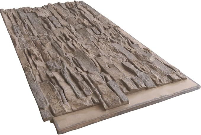 EverStone Canyon Ridge Faux Stone Panel, 45 3/4"W x 24 1/2"H x 1 1/4"D - Image 6
