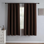 IGEMAEVE Blackout Curtains 72 Inch Length 2 Panels Set, Rod Pocket Energy by IGEMAEVE
