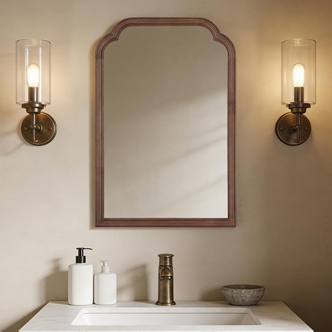 WallBeyond Wood Bathroom Mirrors by WallBeyond