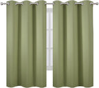 LEMOMO Sage Green Thermal Blackout Curtains/38 x 63 Inch/Set of 2 Panels Room - Image 2