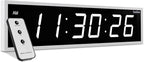 Ivation Oversized Large Digital Wall Clock by Ivation