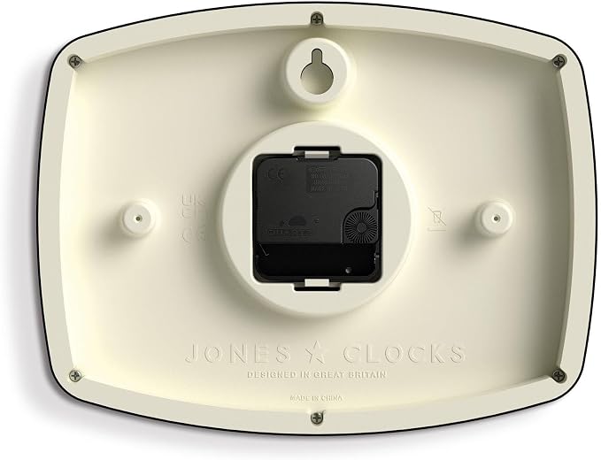 JONES CLOCKS® Movie wall Clock | Retro Rectangular Clock | 10 inch | Mustard - Image 7