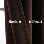 IGEMAEVE Blackout Curtains 96 Inch Length 2 Panels Set, Rod Pocket Energy - Image 4
