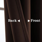 IGEMAEVE Blackout Sliding Door Curtains 96 Inch Length, Extra Wide Room Divider - Image 3